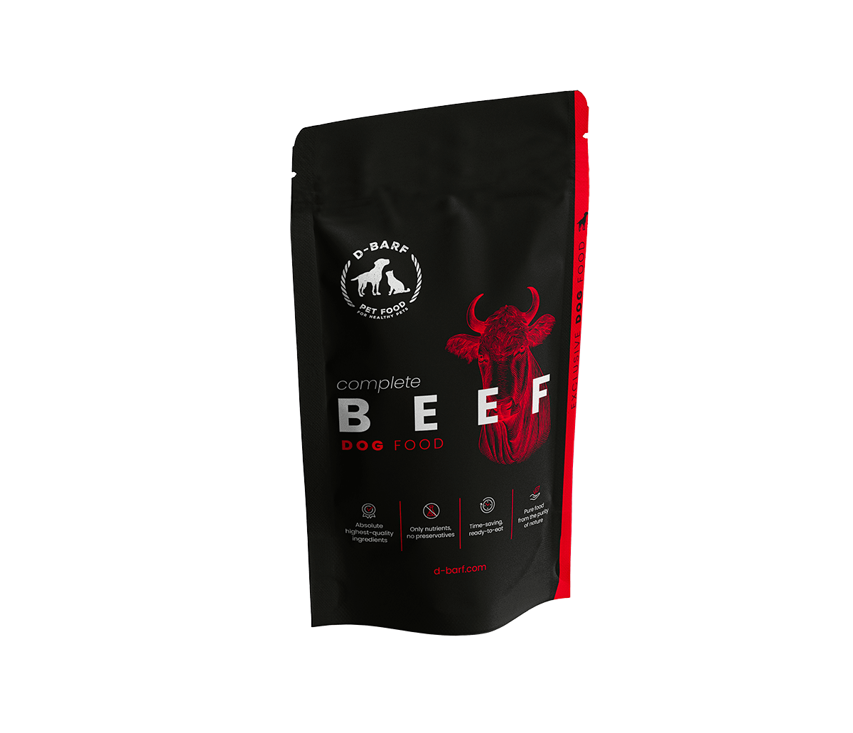 D-BARF manzo alimento completo 150 g