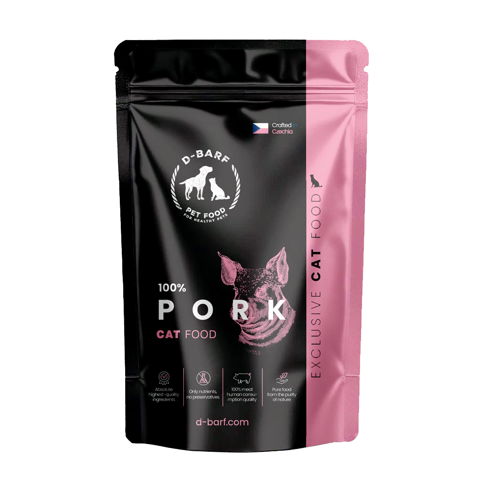 D-BARF kočičí<br>vepřová kompletka 85 g